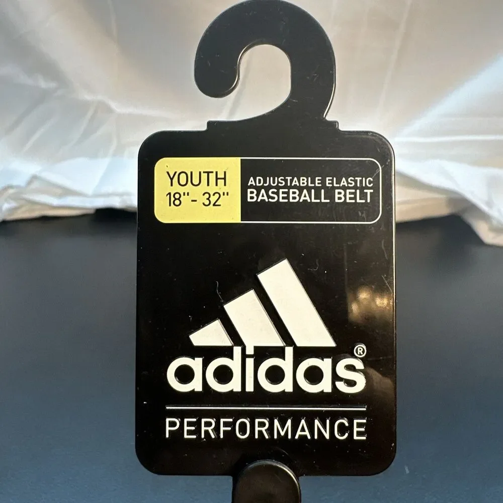 Elastic Adidas Performance Adjustable Baseball Belt Youth Size 18